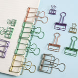 8 Colors Hollow Metal Paper Clip