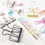 8 Colors Hollow Metal Paper Clip