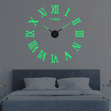 Frameless Roman Numerals Clock