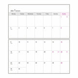 Monthly Planner Notebook 2023