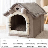 Soft Winter Pet Sleep House
