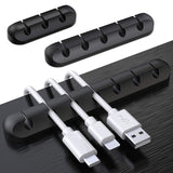 Adhesive Silicone Cable Winder Desktop