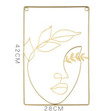 Woman Silhouette Metal Pendant